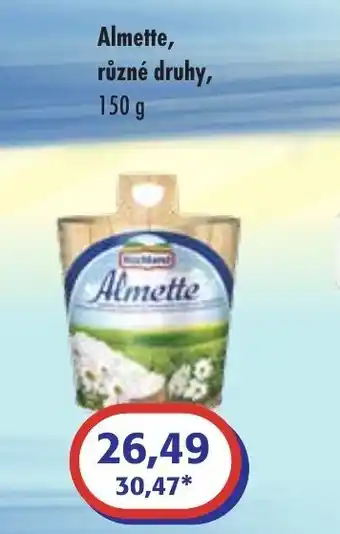 Almette, různé druhy, 150 g