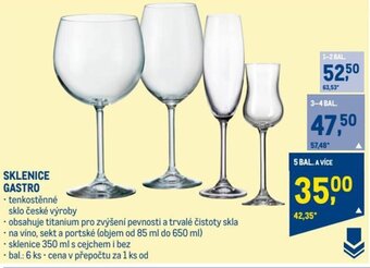 Makro SKLENICE GASTRO nabídka