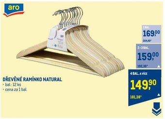 Makro DŘEVĚNÉ RAMÍNKO NATURAL nabídka