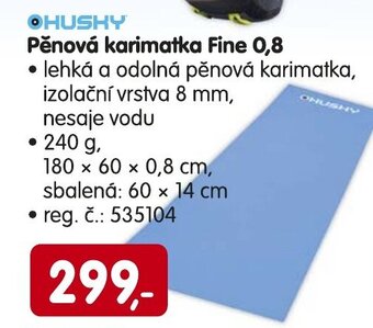 Konzum Pěnová karimatka Fine 0,8 nabídka