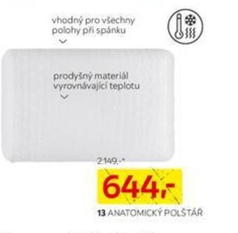 ANATOMICKÝ POLŠTÁŘ