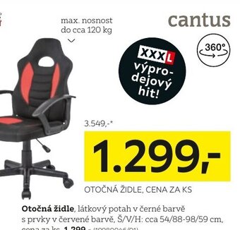 XXXLutz OTOČNÁ ŽIDLE, CENA ZA KS nabídka