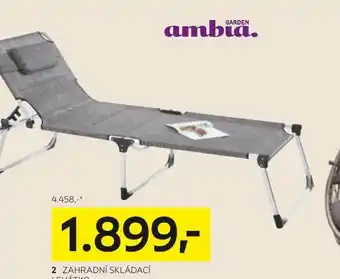 XXXLutz ZAHRADNÍ SKLÁDACÍ LEHÁTKO nabídka