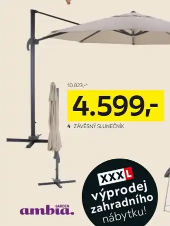 XXXLutz ZÁVĚSNÝ SLUNEČNÍK nabídka