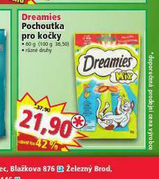 Norma Dreamies pochoutky pro kočky nabídka