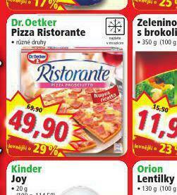 Norma Dr. oetker pizza ristorante nabídka