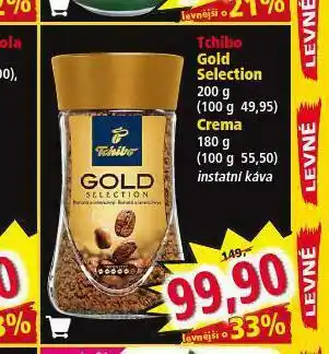 Norma Tchibo gold selection, crema instantní nabídka