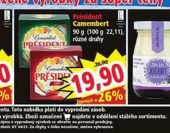 Norma Président camembert nabídka
