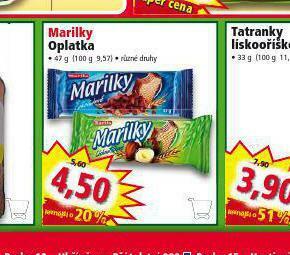 Norma Marilky oplatka nabídka