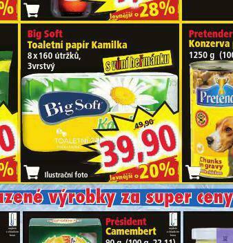 Norma Big soft toaletní papír nabídka