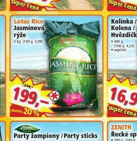 Norma Lotus rice jasmínová rýže nabídka