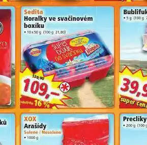 Norma Sedita horalky ve svačinovém boxíku nabídka