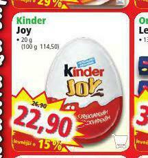 Norma Kinder joy nabídka