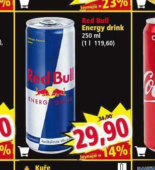 Norma Red bull energy drink nabídka