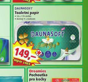 Norma Daunasoft toaletní papír nabídka