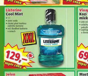 Norma Listerine cool mint nabídka