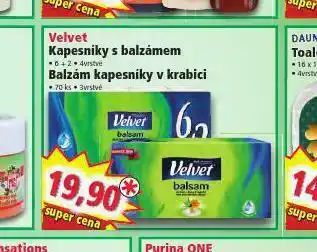 Norma Velvet kapesníky s balzámem nabídka