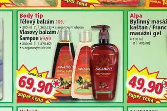 Norma Body tip vlasový balzám / šampon nabídka