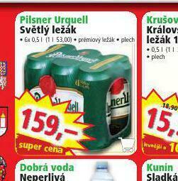 Norma Pivo pilsner urquell nabídka