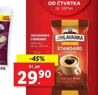 Káva jihlavanka standard meltá