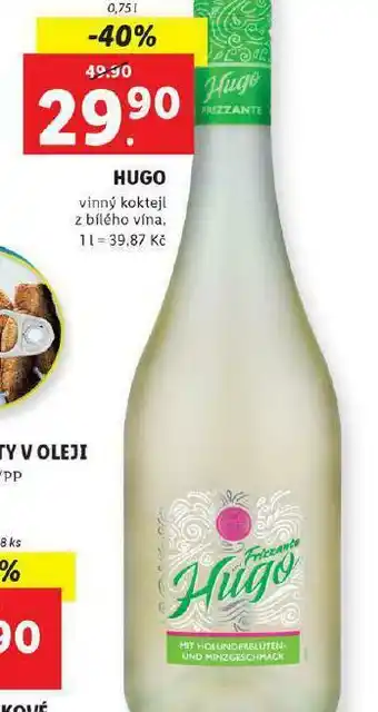 Lidl Hugo nabídka