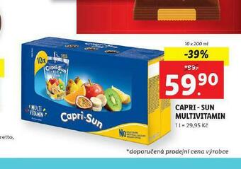 Lidl Capri sun multivitamin nabídka