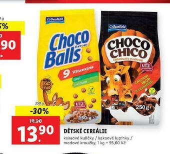 Lidl Dětské cereálie nabídka