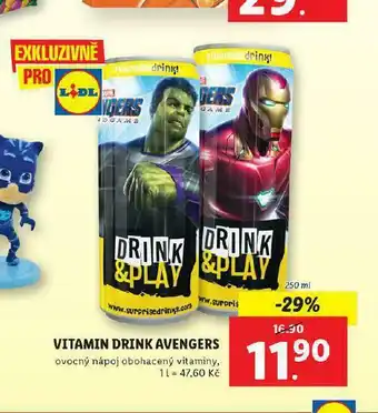 Vitamin drink avengers