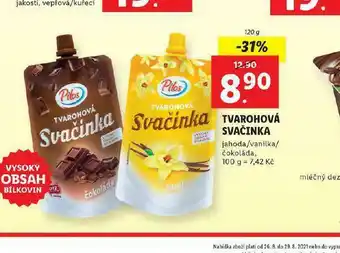 Lidl Tvarohová svačinka nabídka