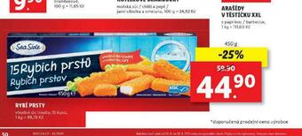 Lidl Rybí prsty nabídka