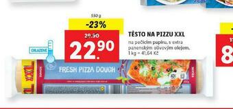 Lidl Těsto na pizzu xxl nabídka