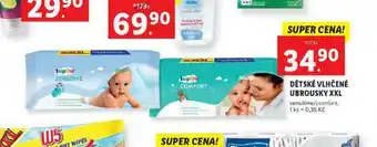 Lidl Lupilu dětské vlhčené ubrousky xxl nabídka