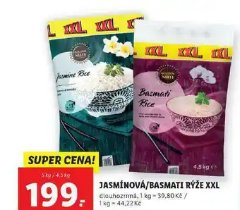 Lidl Jasmínová / basmati rýže xxl nabídka