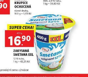 Lidl Zakysaná smetana xxl nabídka