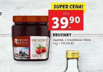 Lidl Brusinky nabídka
