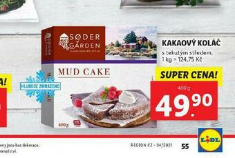 Lidl Kakaový koláč nabídka