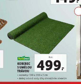 Lidl Koberec s umělou trávou nabídka