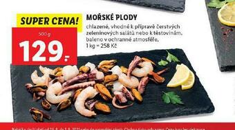 Lidl Mořské plody nabídka