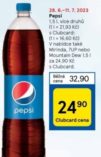 Tesco Pepsi nabídka
