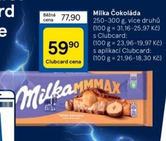 Tesco Milka Čokoláda nabídka