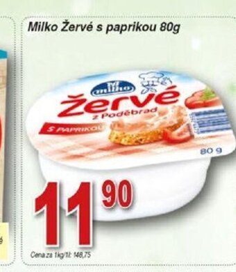 Hruška Milko Žervé s paprikou 80g nabídka