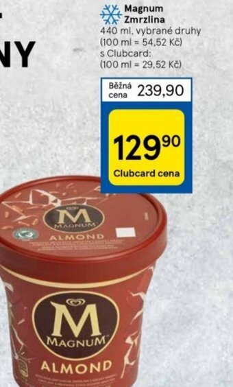 Tesco Magnum Zmrzlina nabídka