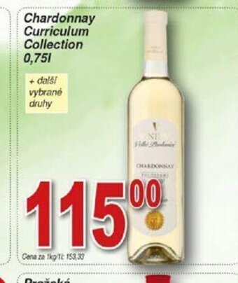 Hruška Chardonnay Curriculum Collection nabídka