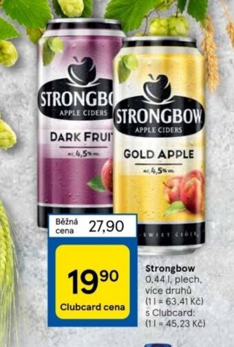 Tesco Strongbow nabídka