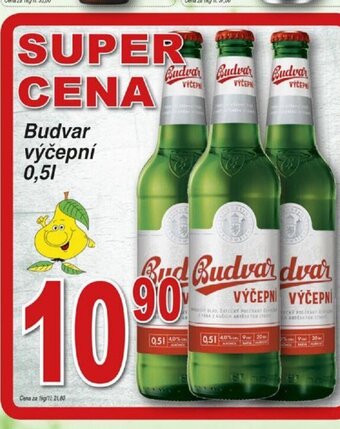 Hruška Budvar výčepní 0,51 nabídka
