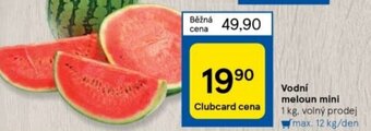 Tesco Vodní meloun mini nabídka