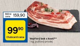 Tesco Vepřový bok s kostí** 1 kg. nabídka