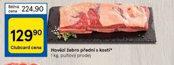 Tesco Hovězí žebro přední s kostí* nabídka