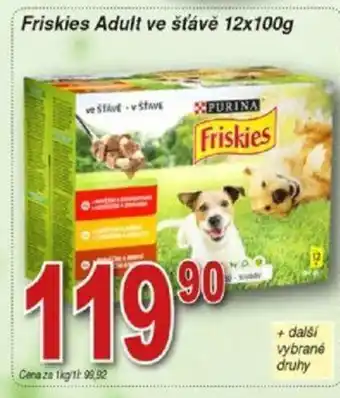 Hruška Friskies Adult ve šťávě 12x100g nabídka