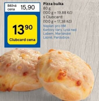 Tesco Pizza bulka nabídka
